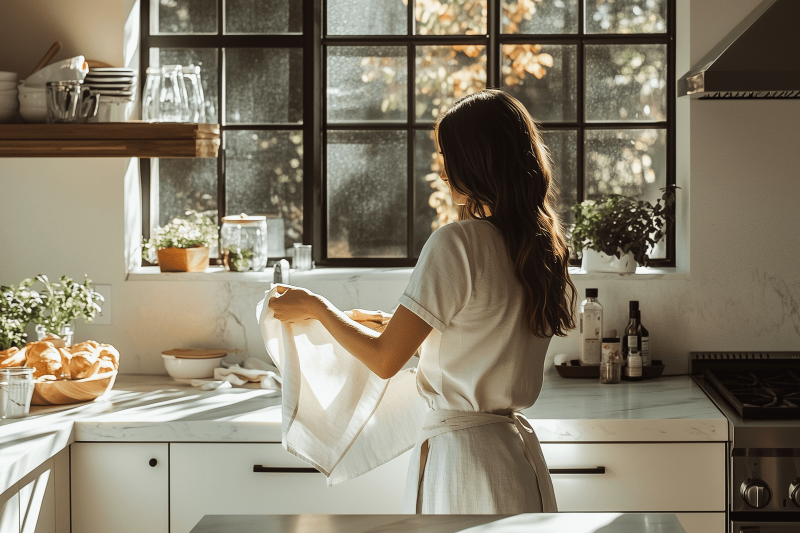 Eco-Friendly Kitchen: 3 Ways to Use Natural Textiles - MENIQUE