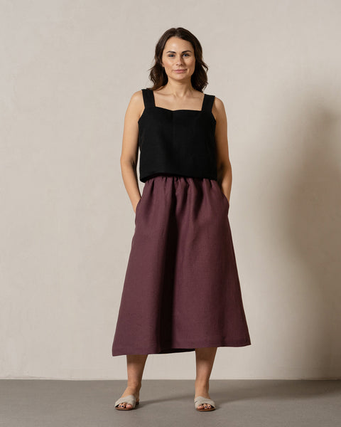 Maxi Skirt Sophia Shadow Purple