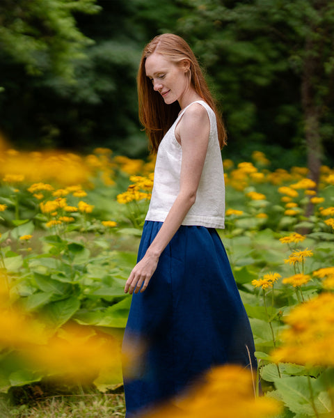 Maxi Skirt Sophia Storm Blue