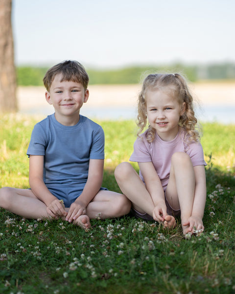 Kids' Lightweight 100% Merino T-Shirt Crewneck
