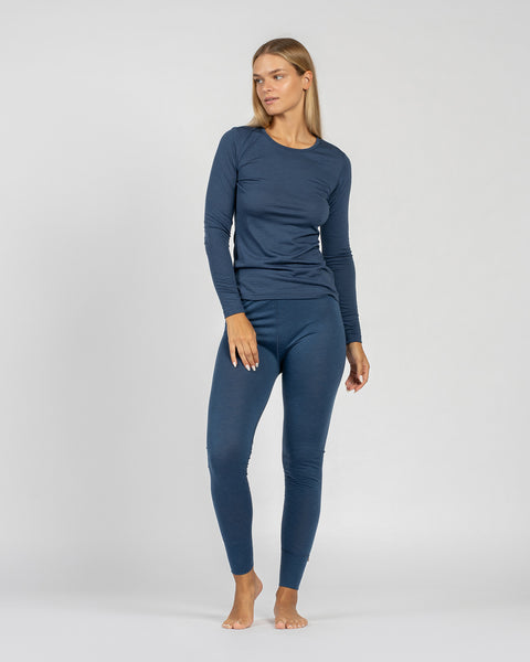 Women's 160 Long Sleeve & Bottoms 2-Piece Denim