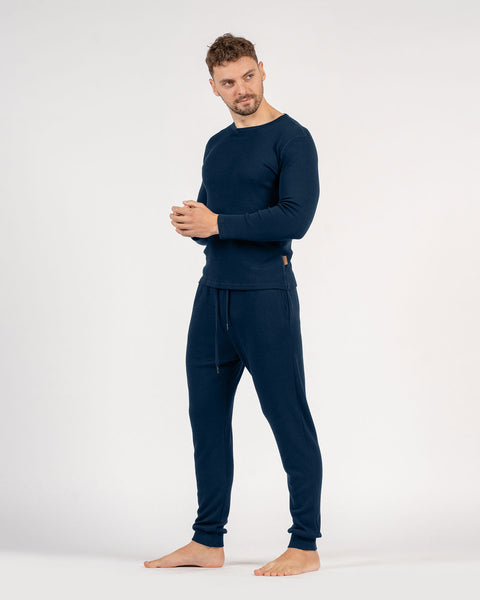 Men's 250 Merino Sweatpants Dark Blue