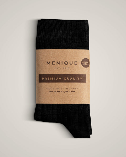 Kids' Breathable Merino Rib Crew Socks