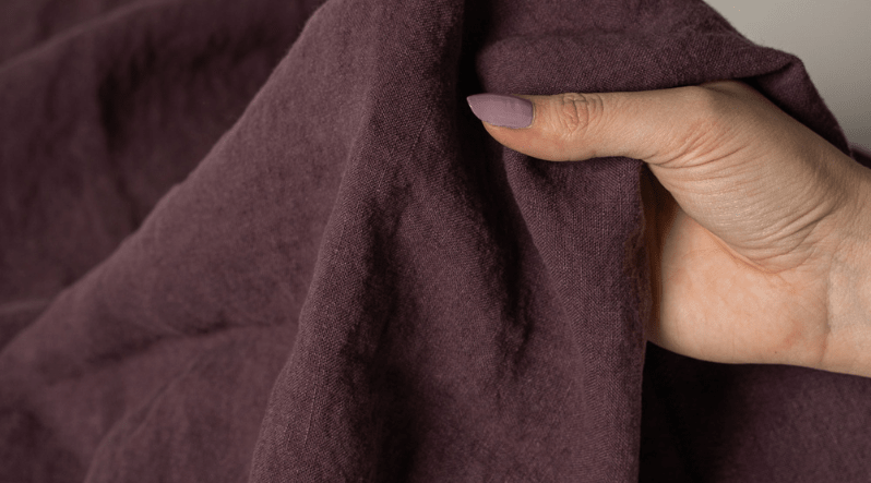 Shadow Purple Linen clothing