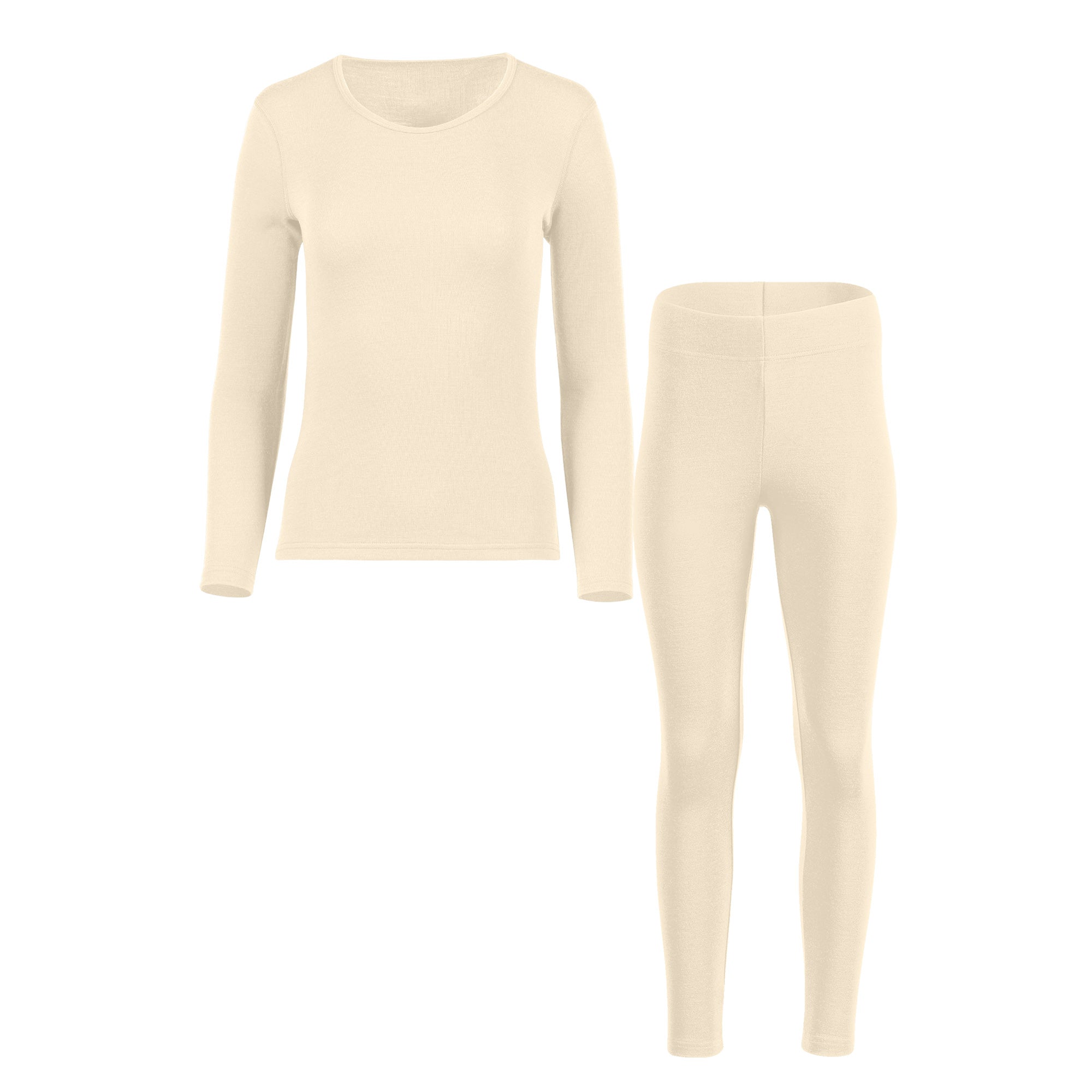 Women's 250 Long Sleeve & Leggings 2-Piece Natural