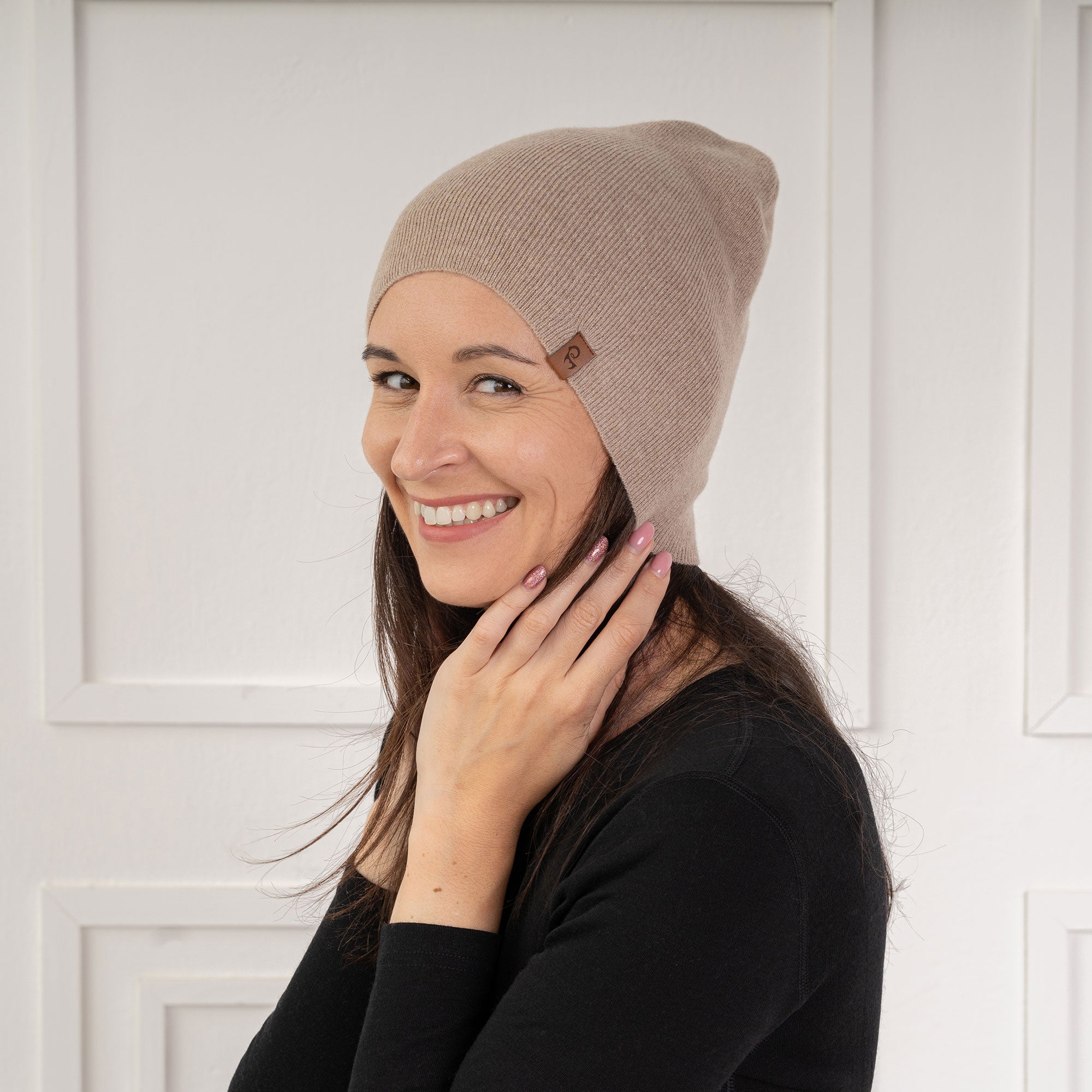 READY TO SHIP | Luxury Knit Beanie | 100% Merino Wool | Adult Size Knit Hat | Holiday Gift | Christmas hot Gift | Handmade GIft | Diana