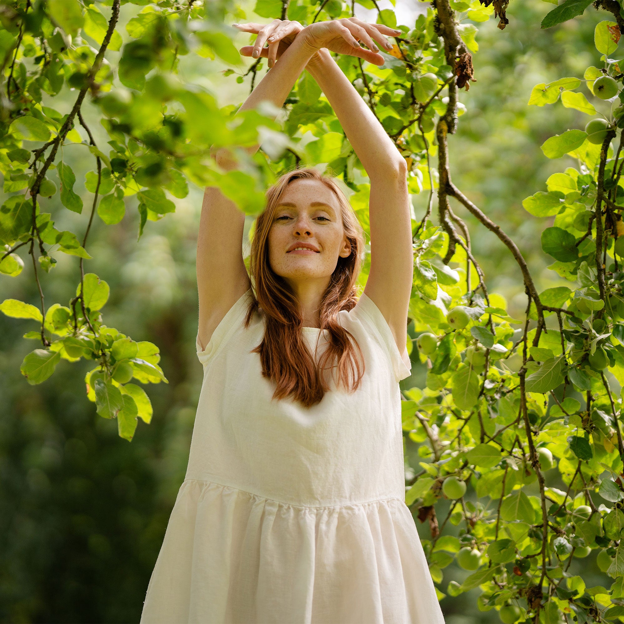 Smock Dress Cecilia Pure White