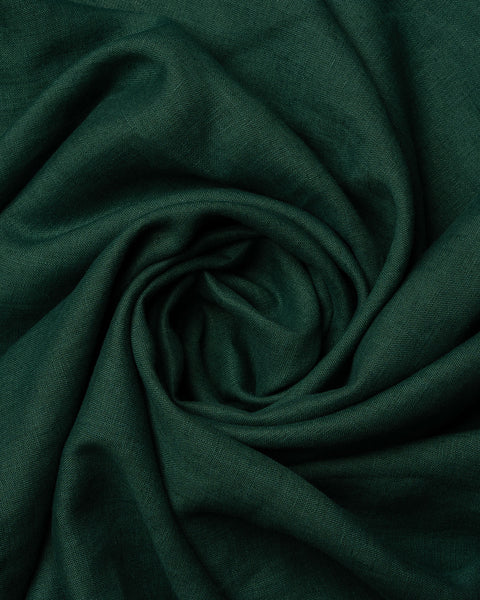 Linen Body Pillowcase in dark green