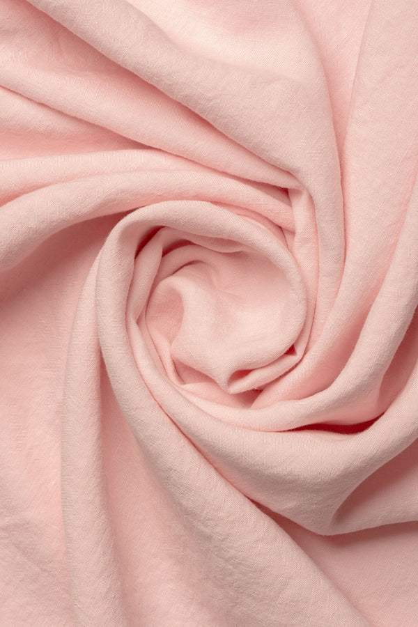 Linen Flat Sheet in dusty pink