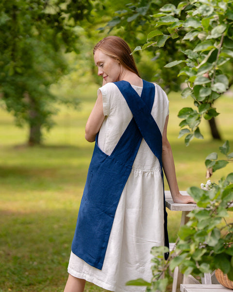 Cross-Back Japanese Apron