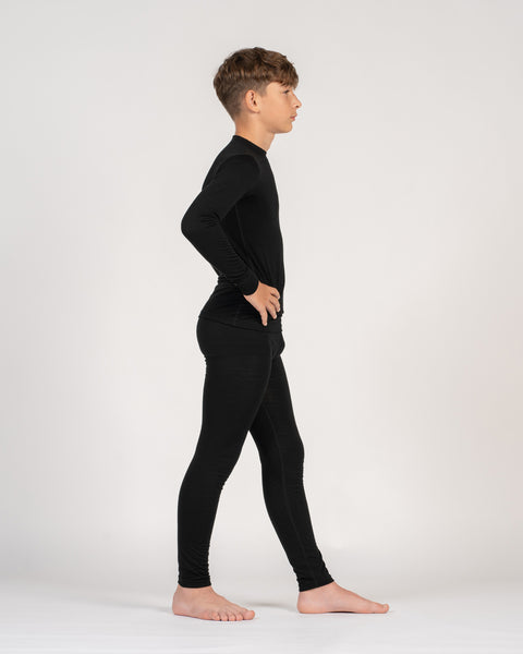 Kids&#39; 250 Merino Pants Black