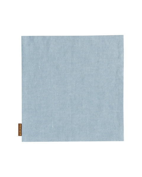 Linen Baby Burp One Size in cloudy blue