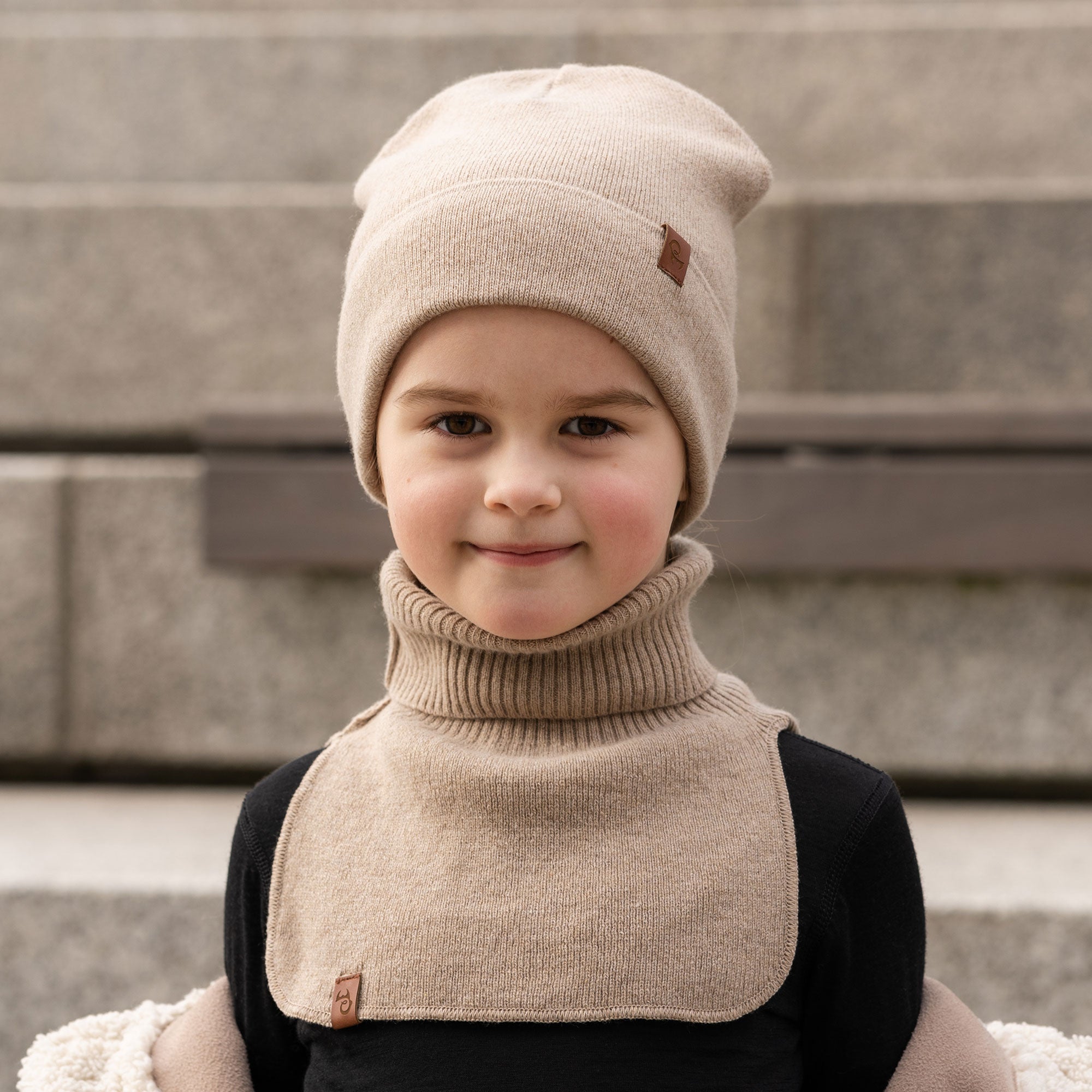 Merino Wool Kids Mock Dickie menique