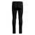 menique 160gsm merino black pants for kids, front view.