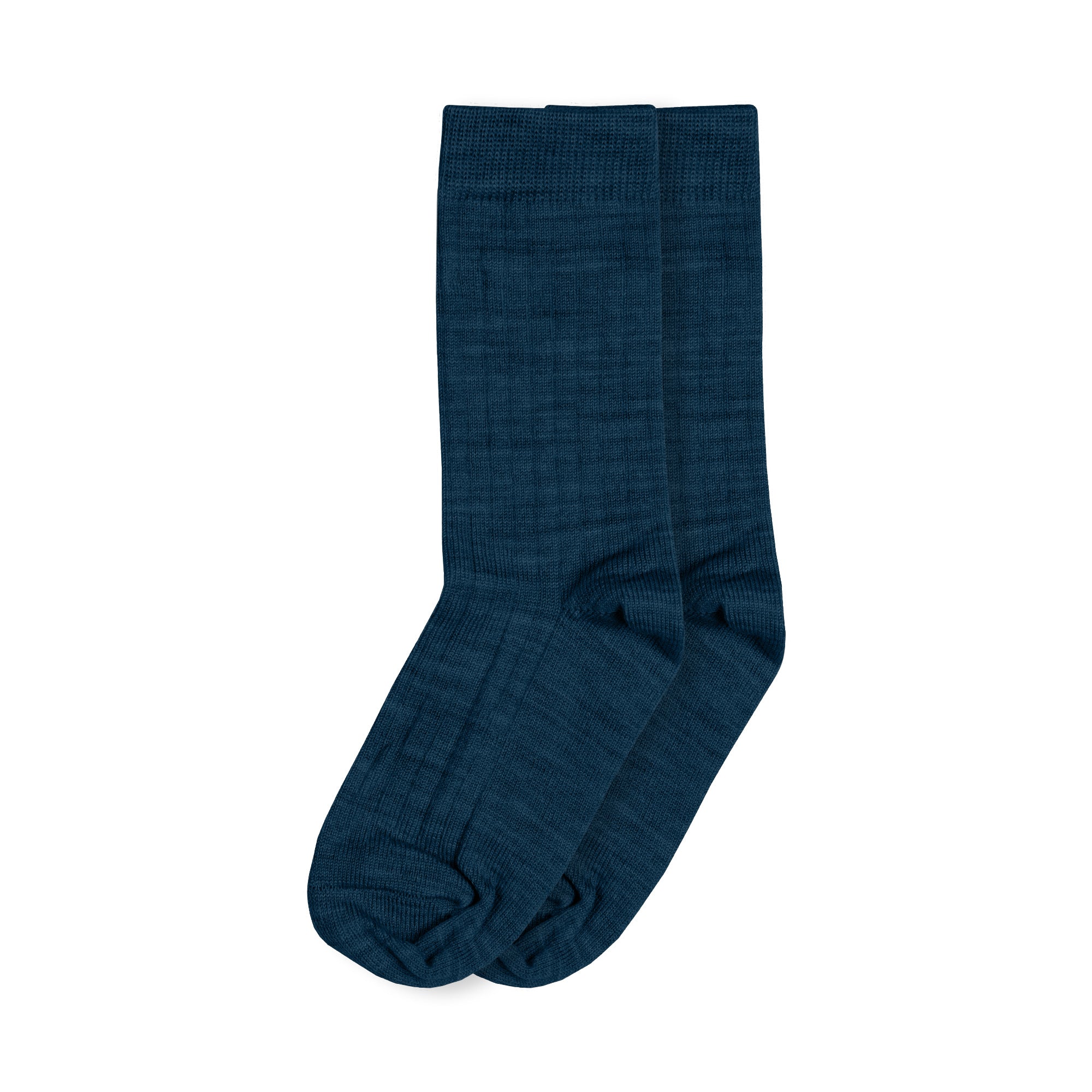 the menique Kids' merino rib crew socks in all available colors: black, light gray, natural, pink, blue.