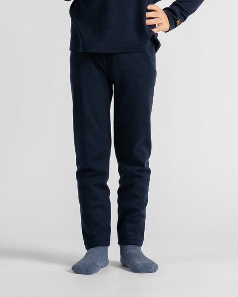 Kids' 250 Merino Pants Navy Blue