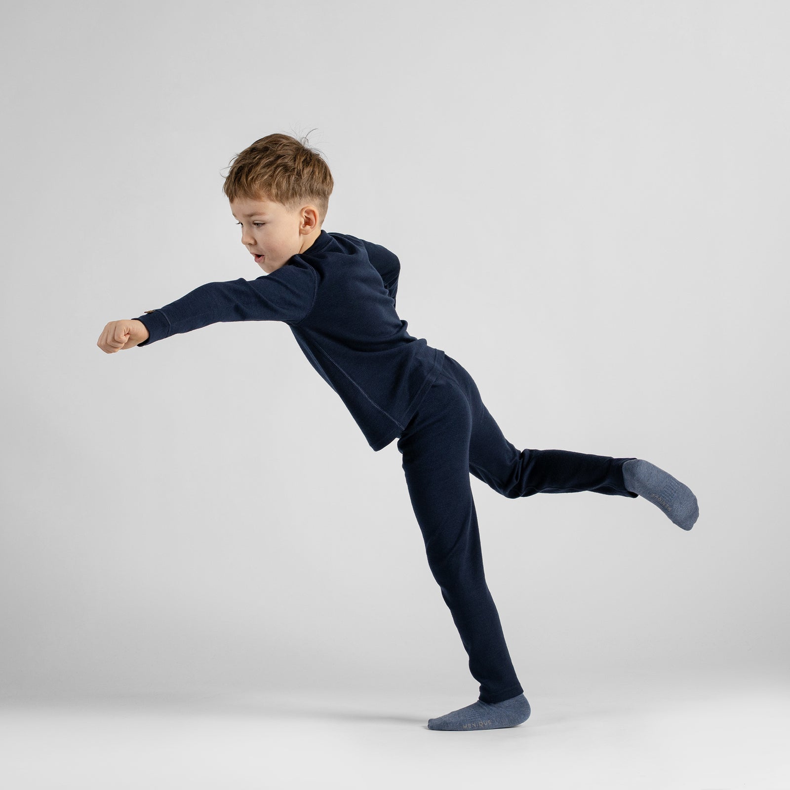Kids' 250 Merino Pants Navy Blue