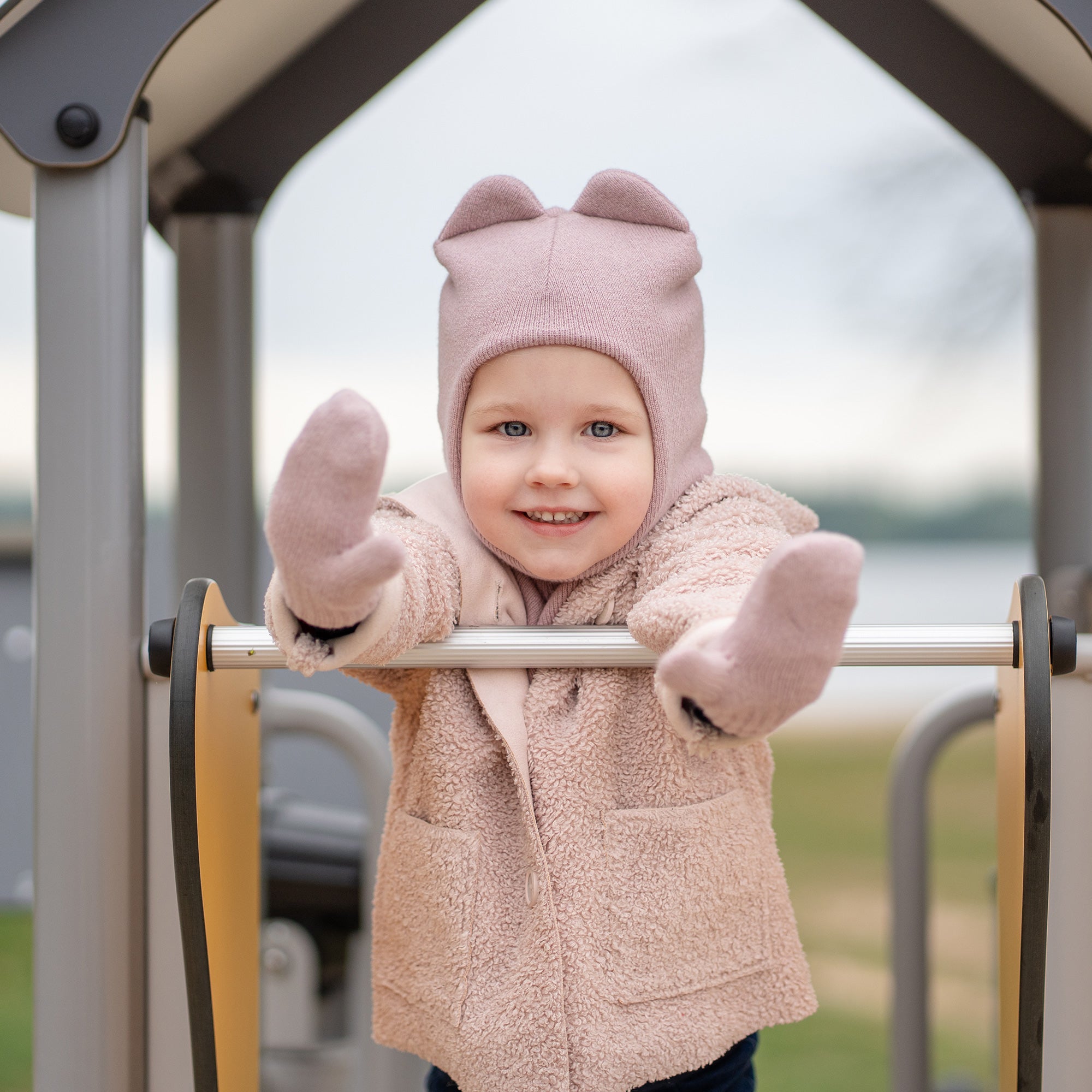 Kids' Balaclava Knitted Merino & Cashmere