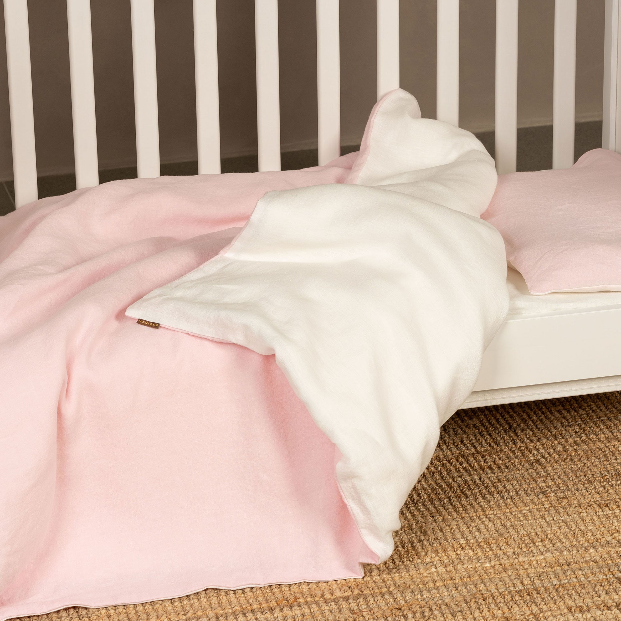 Linen cot duvet cover hotsell