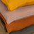 Linen Throw Pillow Covers in spicy yellow