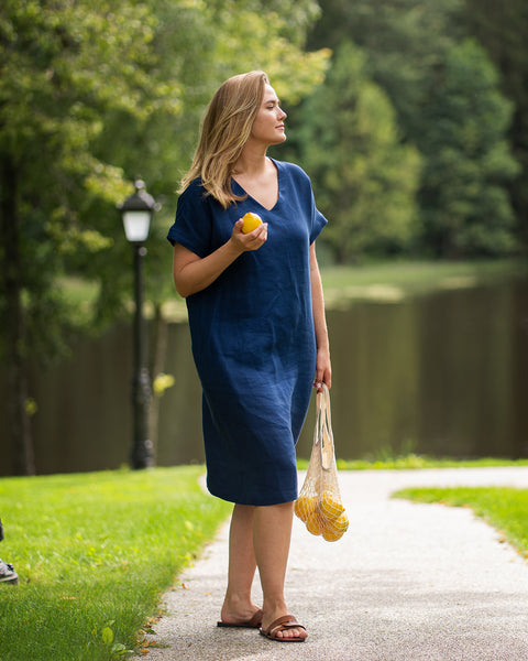 Loose Dress Joelle Storm Blue