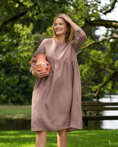 Smock Dress Lucy Faded Rose