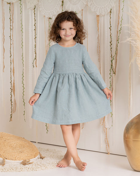 Girls&#39; Linen Dress Lucy