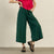 Linen Culottes Lana in Dark Green