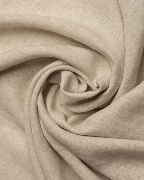 Linen Shirt &amp; Wide Pants 2-Piece natural color sample