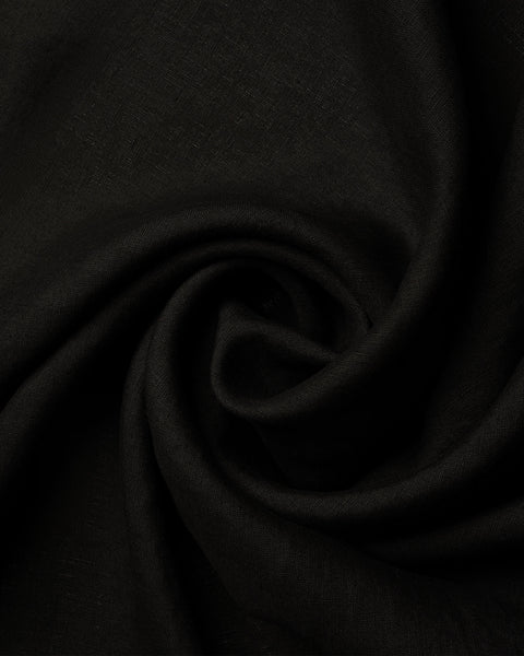 linen cloth in pure black color.