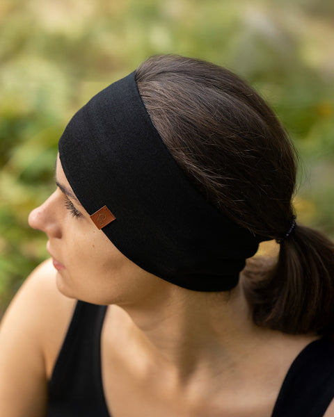 Women&#39;s Headband 160 Merino Black