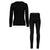 Women's 250 Merino 2-Piece Set of Long Sleeve & Bottoms Black