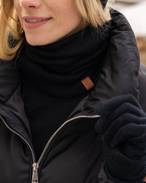 Women&#39;s Neck Gaiter Knitted Merino