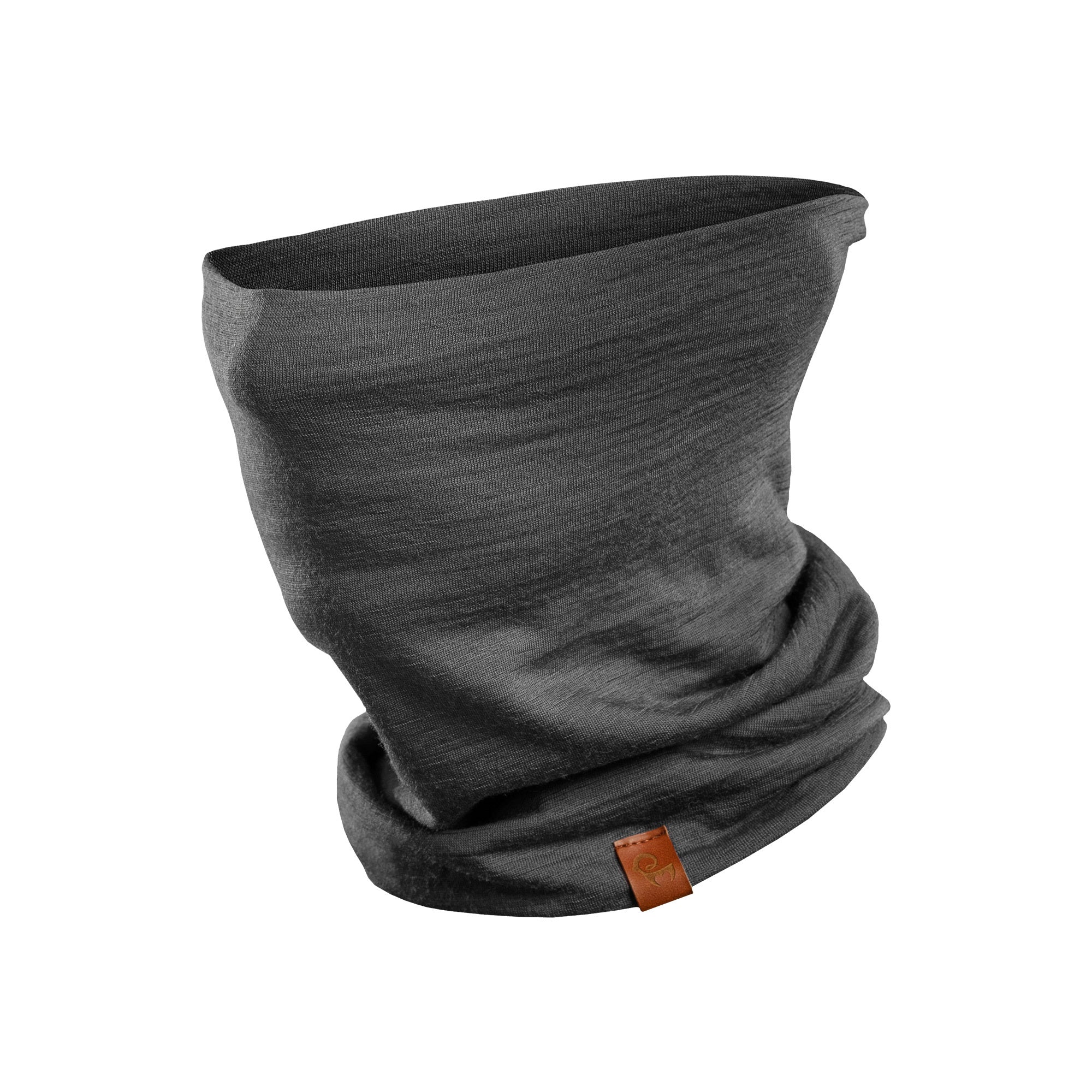 menique Unisex Merino Neck Gaiter Perfect Grey Color