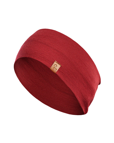 Men&#39;s Merino Headband Royal Cherry