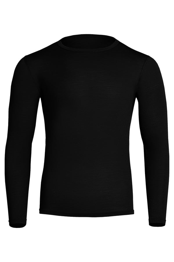 Men's 160 Thermal Long Sleeve Crew Black