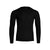 menique Men's Merino 160 Long Sleeve Crew Black Color