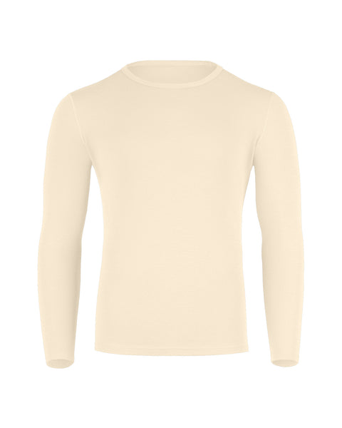 Men&#39;s Merino 250 Long Sleeve Crew Natural Front