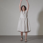 Smock Dress Cecilia Almond Brown