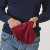 Men's Merino Beanie Royal Cherry