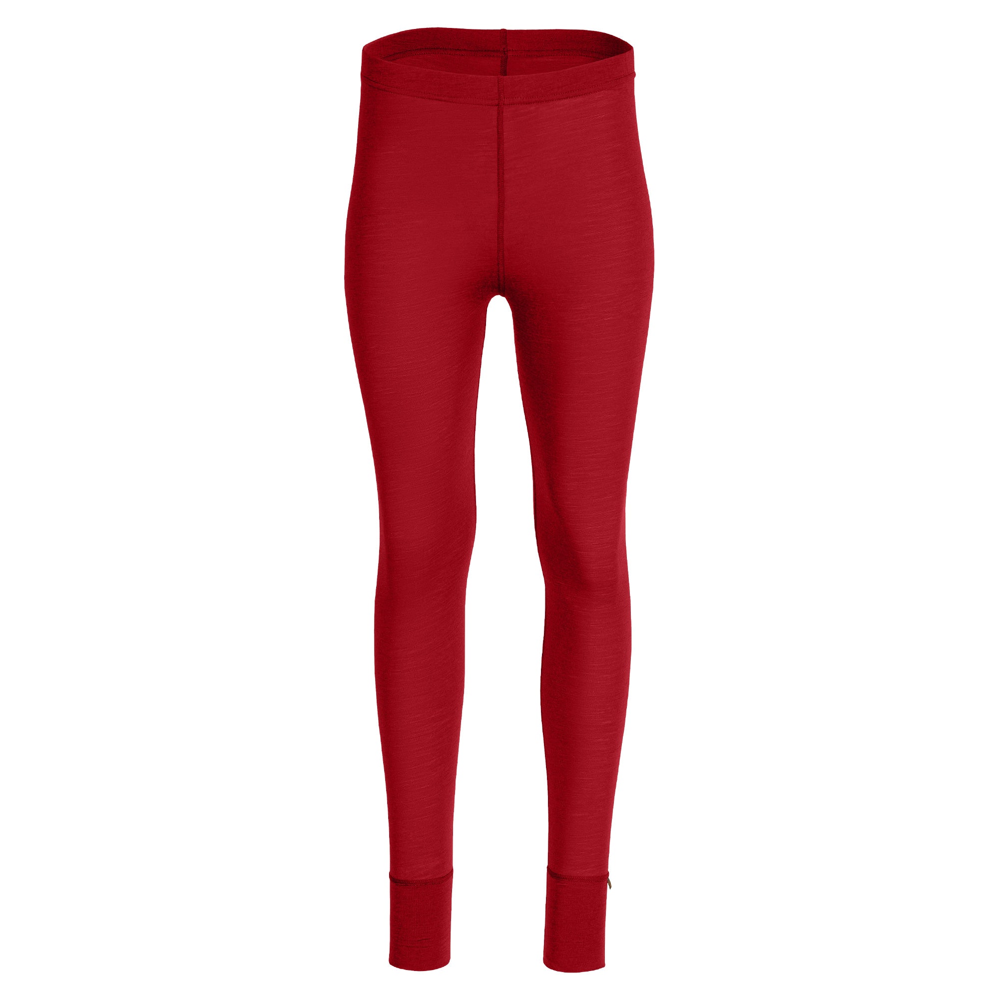 menique Women's Merino 160 Pants Royal Cherry Red Color