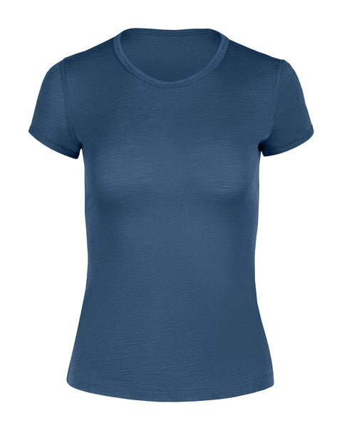 Women&#39;s 160 Merino T-Shirt Denim