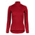 Women's Zip neck top 250gsm Royal cherry