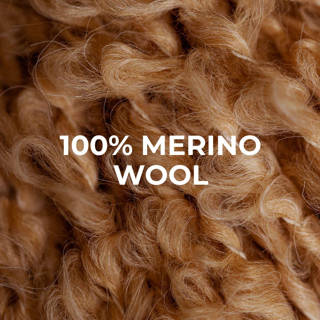 100% Merino wool material 