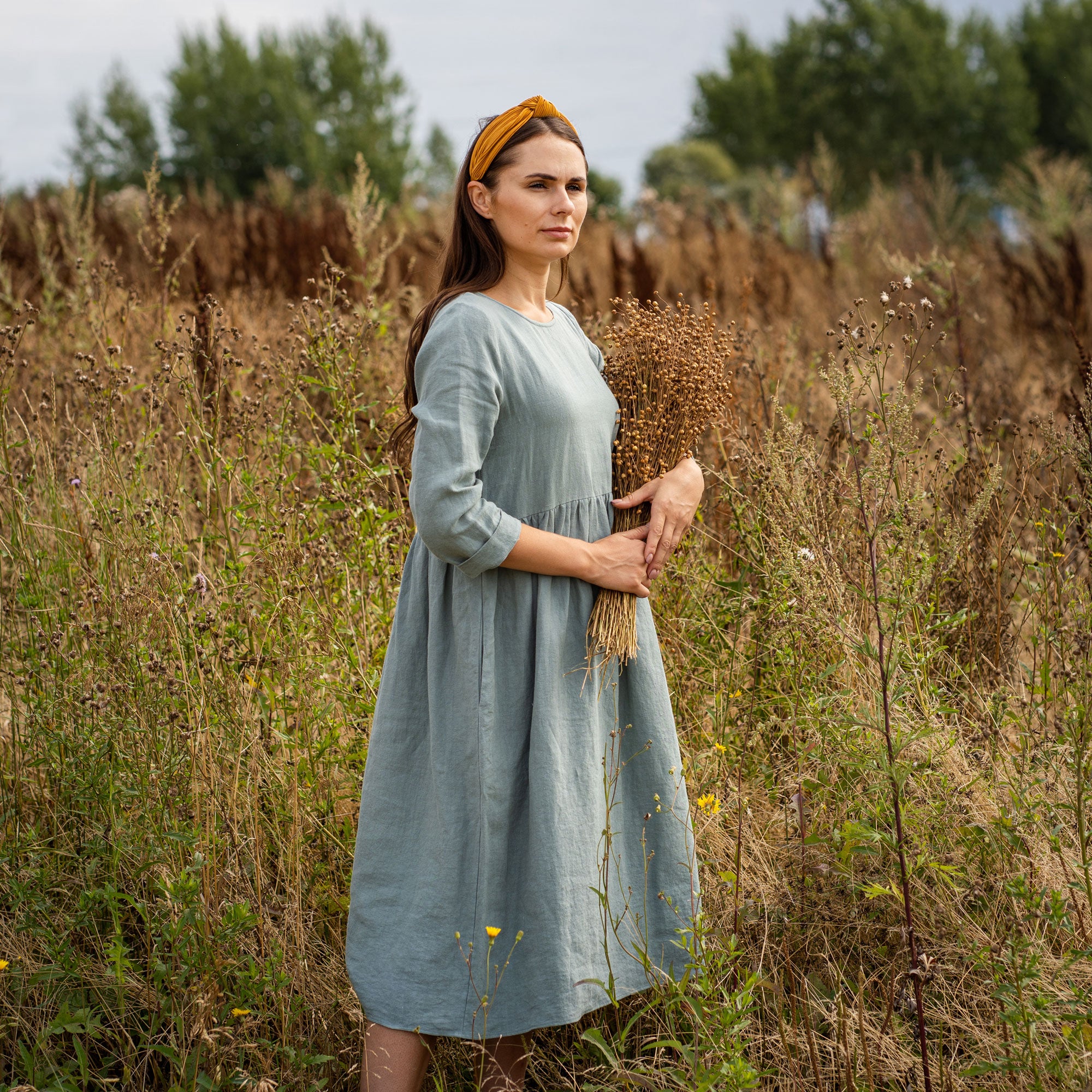 Smock Dress Lucy Cloudy Blue