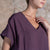 Linen Loose Dress Joelle Shadow Purple