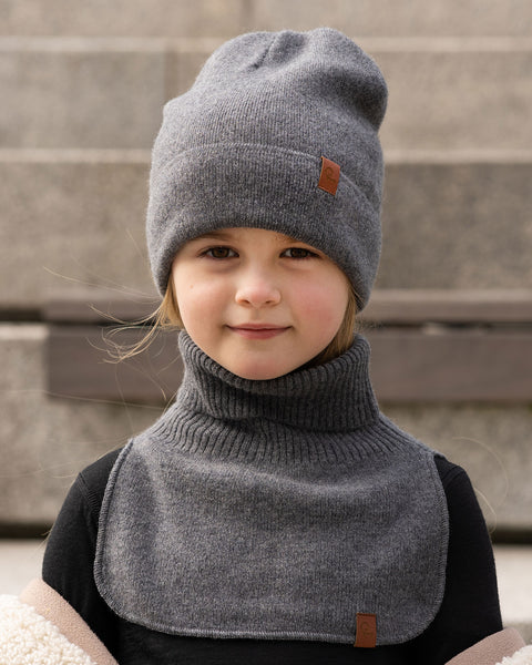 Kids&#39; Dickie Neck Warmer Knitted Merino &amp; Cashmere