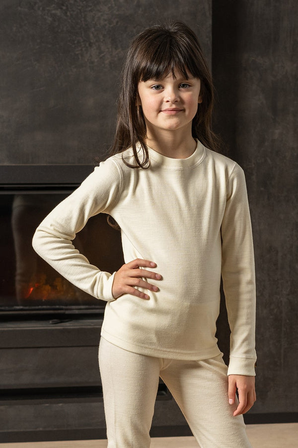 Kids' Long Sleeve Shirt Merino Wool