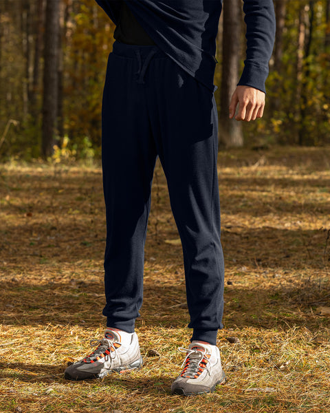 Men's Jogger sweatpants 250gsm Dark blue
