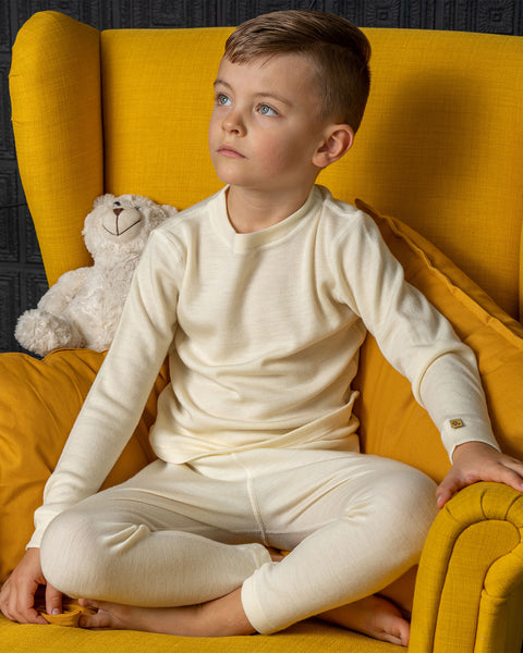 Kids&#39; Pants 250 Merino Natural